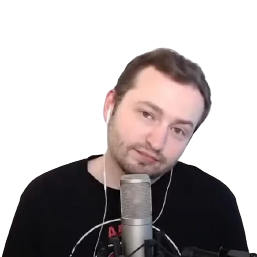 human face person audio equipment