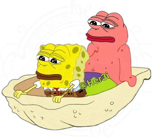 Стикер Patrick PePe 🐸 - [ @Her3i ] - 9