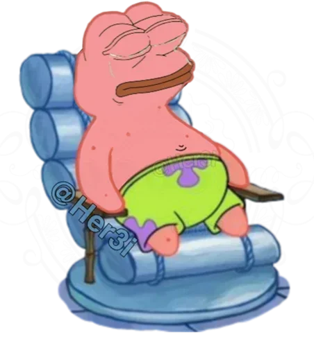 Стикер Patrick PePe 🐸 - [ @Her3i ] - 4