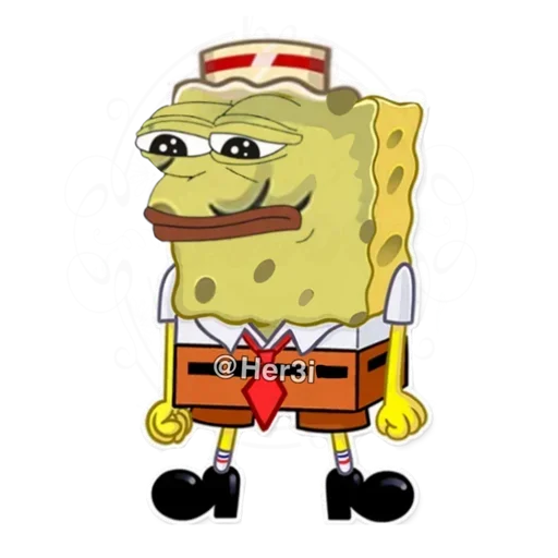 Стикер Patrick PePe 🐸 - [ @Her3i ] - 3