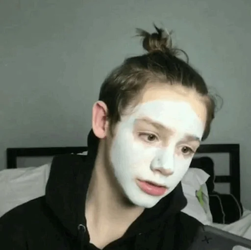 person indoor human face