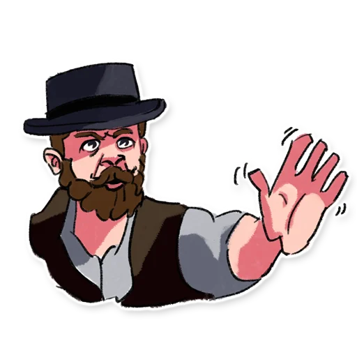 шляпа человеческое лицо клипарт