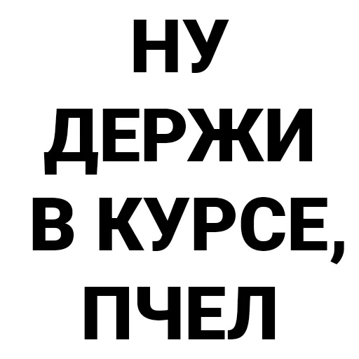 Стикер ПЧЕЛЫ by N.A.T. - 4