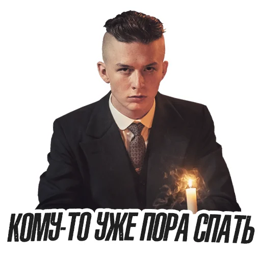 man human face candle