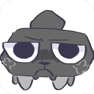 Стикер Камень @TgEmodziBot - 1