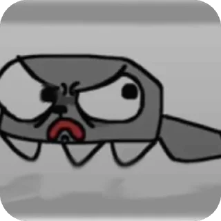 Стикер Камень @TgEmodziBot - 9