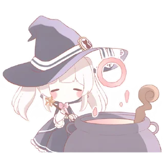 Стикер Печать ведьмы @Nyasticks - 11