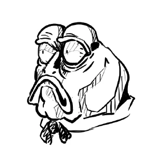 Sticker Sketchy Peepo stickers - 6