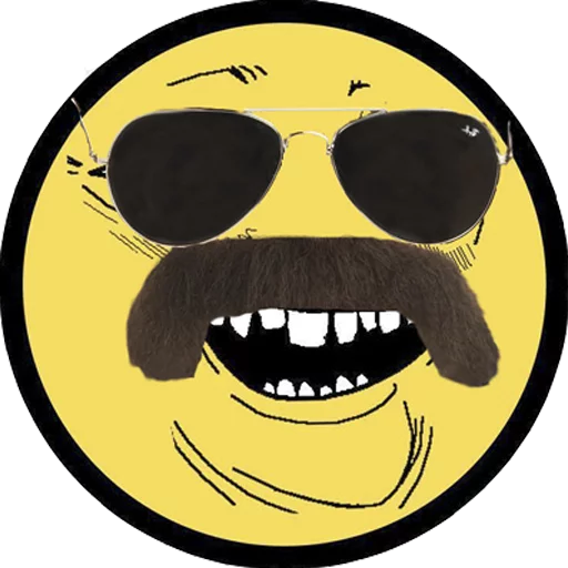 клипарт улыбаться солнечные очки