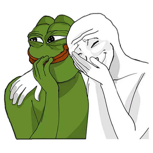 Pepe And Feels Guy - 