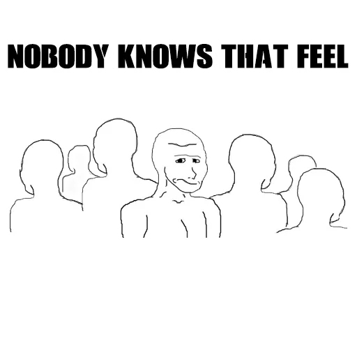 Sticker Pepe And Feels Guy - 8