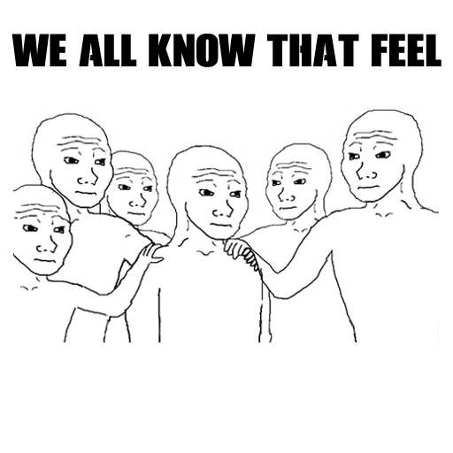 Sticker Pepe And Feels Guy - 5