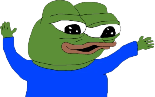 Sticker pepe и peepo  - для важных разговоров (почему рот в говне?) - 9