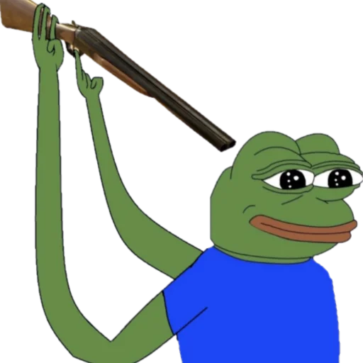 Sticker pepe и peepo  - для важных разговоров (почему рот в говне?) - 7