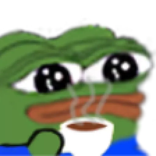 Sticker pepe и peepo  - для важных разговоров (почему рот в говне?) - 5