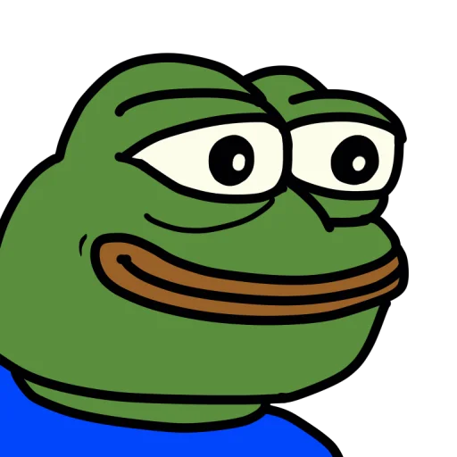 Sticker pepe и peepo  - для важных разговоров (почему рот в говне?) - 2