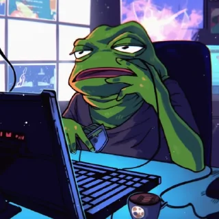 Sticker Pepeverse @cute_enot_art - 5