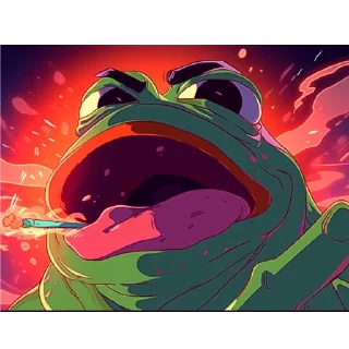 Sticker Pepeverse @cute_enot_art - 0