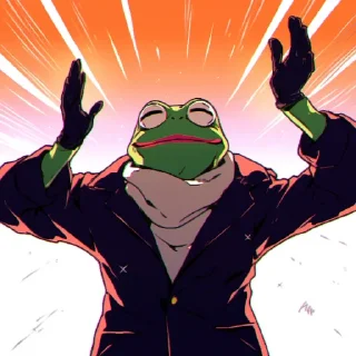 Sticker Pepeverse @cute_enot_art - 11