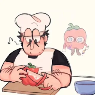 Стикер Пицца тавер И культ овчины - 10