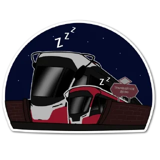 Стикер Пермский транспорт - 1