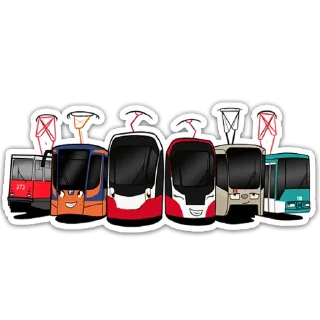 Стикер Пермский транспорт - 9