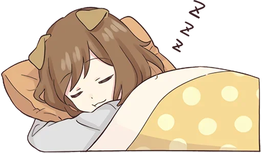 Стикер Пёсик-тян 2 @nyasticks - 2