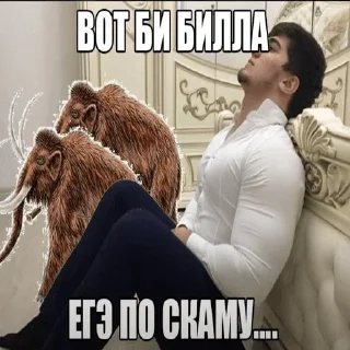 Sticker Дрысня пиздаволосая by @makkimous - 6