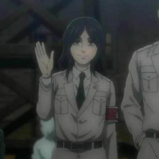 anime cartoon human face