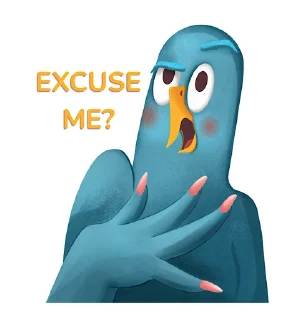 Стикер Pigeon soup - 8