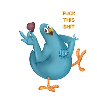 Стикер Pigeon soup - 4