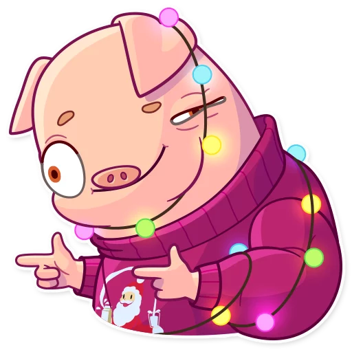 Sticker Piggy2019 - 1
