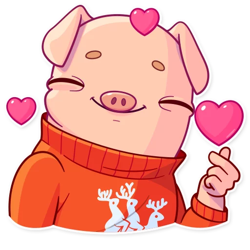 Sticker Piggy2019 - 1
