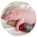 Стикер Pig - 2