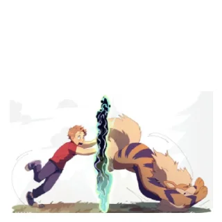 Sticker Пик-Пак фурь - 6