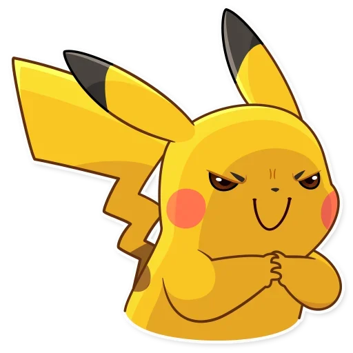 Стикер Пикачу детектив @nyasticks - 0