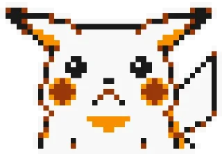 Sticker Pikachu sprites - 1