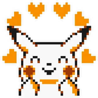 Sticker Pikachu sprites - 4