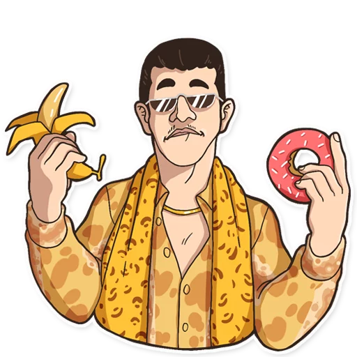 human face cartoon man