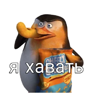 Стикер Пингвин Тег - 11