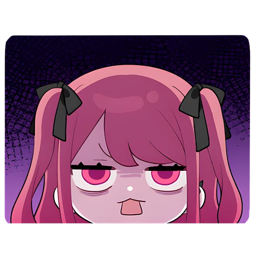 Стикер Пинк-чан @nyasticks - 8