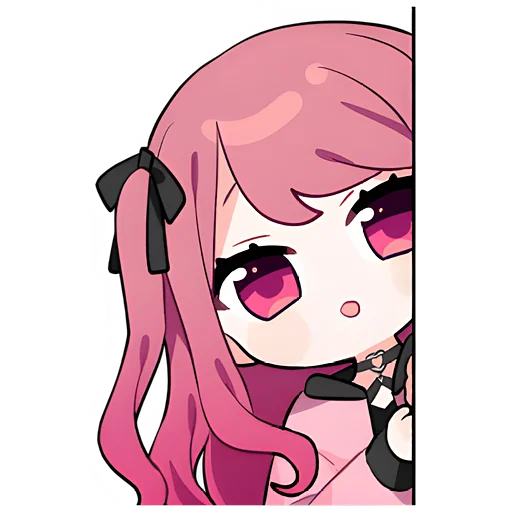 Стикер Пинк-чан @nyasticks - 2