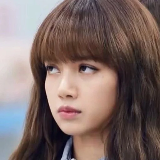 person human face bangs