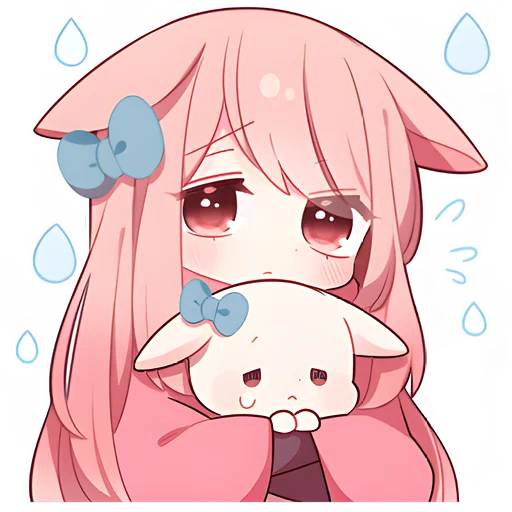 Sticker Pinkrabbitsbya - 1