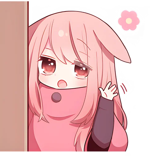 Sticker Pinkrabbitsbya - 1