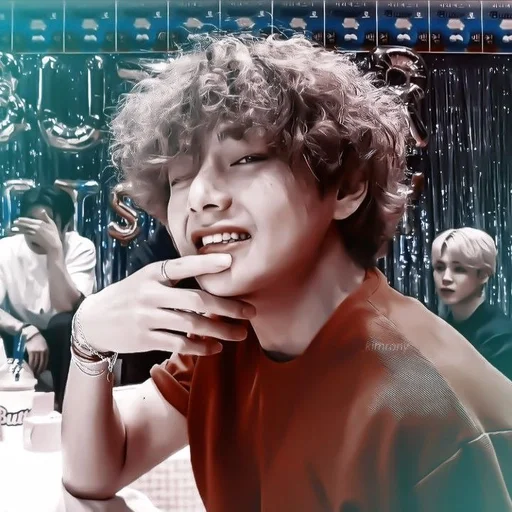 Стикер 🫐;;; " taehyung " // @prom3se :: @fStikBot - 4