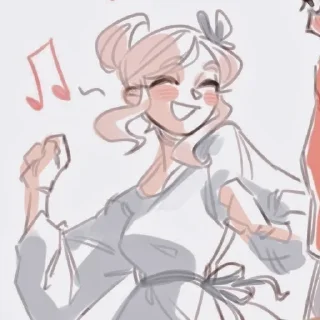 Sticker Пайпер вер. 2🎀 @karin_lol - 2