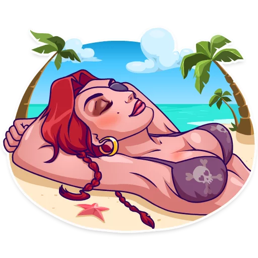 Стикер Rica the Pirate - 7