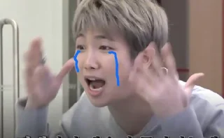 Sticker У Намджуна смешные трусы - 0