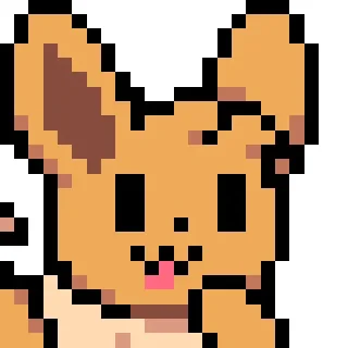 Стикер Pixel Art Eeveelutions - 3